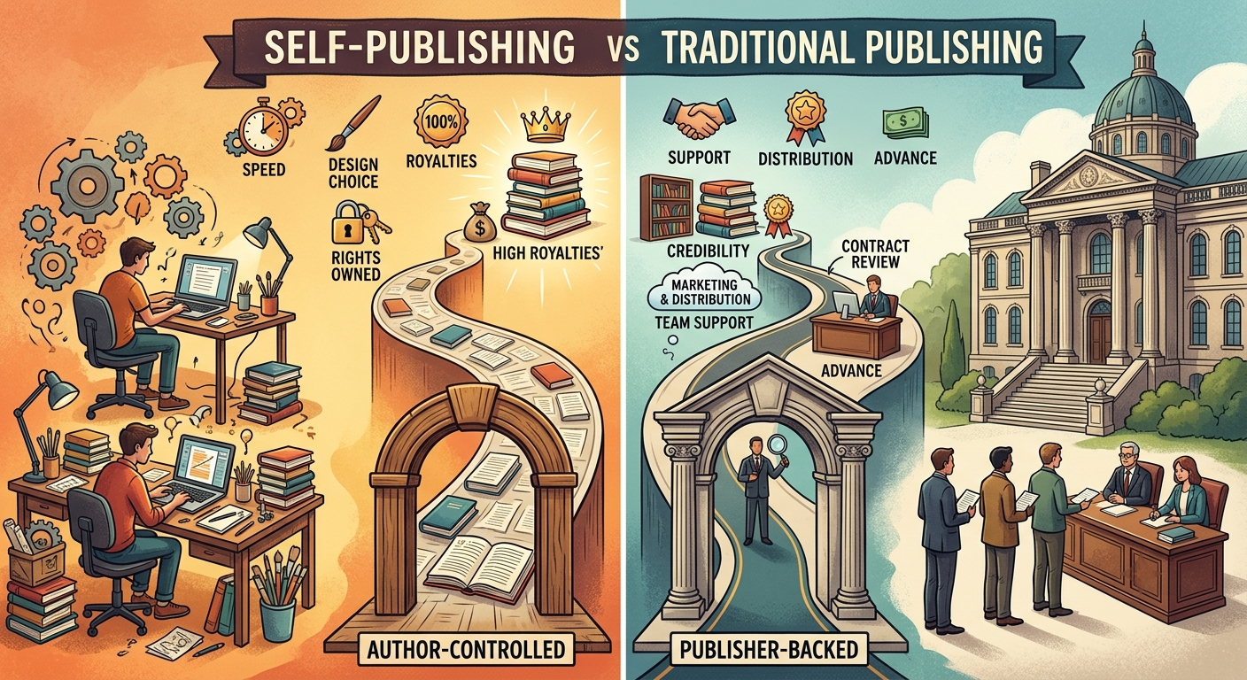 Self-Publishing vs Traditional Publishing